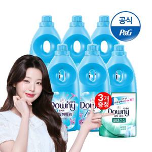 다우니 탈취파워 섬유유연제 레몬그라스와라일락 1Lx6 +200ml 3개증정