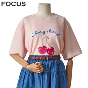 [포커스]진주체리 크롭 티셔츠_FM4F7TS0276