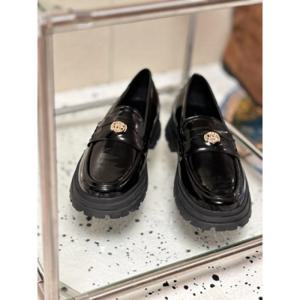 [노튼]노튼 세이브존06 루미 골드 버튼 플랫폼 로퍼 4cm 2N1910