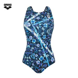 아레나 여성 다프네 A4FL1LS01 BLK (주머니백 증정) 일반 U백 원피스 실내수영복