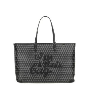 안야힌드마치 여성 블랙 I AM PLASTIC BAG 토트백 194839_BLACK