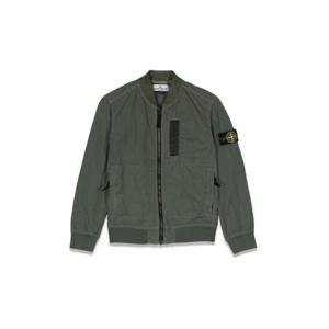 스톤아일랜드 키즈 카키 봄버 자켓 801640430K_V0058