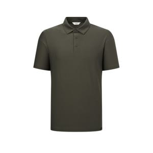 헤지스 골프 남성 24SS 스테디셀러스트레치 텍스처 폴로티셔츠 (DARK KHAKI) WPTS4B921K3