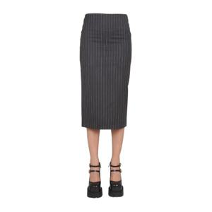 베르사체 핀스트라이프 펜슬 스커트 1006670 1A009031E510