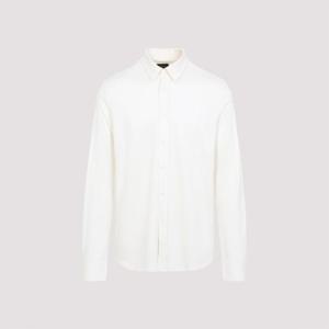 브리오니 긴팔 셔츠 UJRA0L PC608 9200 IVORY