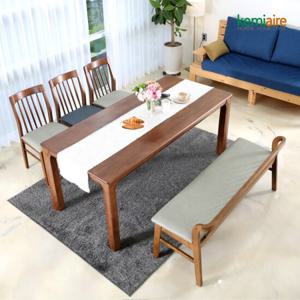 케미에르 브레스트 6인 원목식탁SET(벤치형) KHD-677B