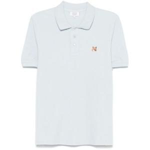 메종키츠네 남성 연하늘 반팔 폴로 LM00208 KJ70020072