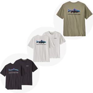[파타고니아코리아] 37547Q5 멘즈 홈 워터 트라우트 오가닉 티셔츠 Home Water Trout Organic PG