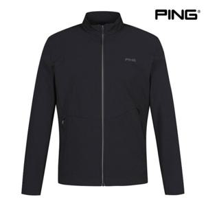 [핑]PING 남성 펀칭 홑겹 집업 점퍼 111C2JP202 BK 골프 점퍼