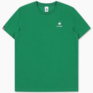 [르꼬끄 스포르티브]르꼬끄 공용 에센셜 베이직 반팔 티셔츠 그린 QP123LRS12