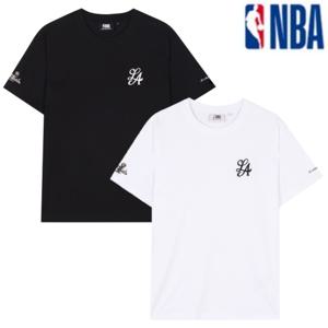 [NBA]N252TS041P GR 남여공용 엔비에이 LA레이커스 이니셜 루즈핏 반팔티셔츠