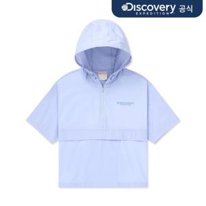 프레시벤트 여성 우븐 쿨터치 하이넥 반팔 아노락 (LAVENDER)  DWTR96043-LDS