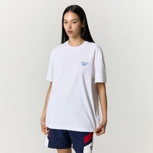 아이스코튼 남여공용 그래픽 반팔 티셔츠 - 화이트 RETS5ER58WT