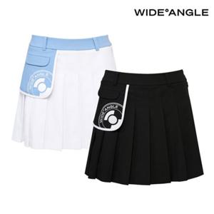 [와이드앵글] WWM25Q31 TO TECK LIKE 볼포켓 플리츠 큐롯