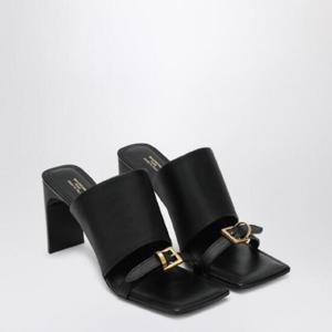 BALENCIAGA 블랙 레더 벨 에어 샌들 827913WB2X1QBALEN-1082
