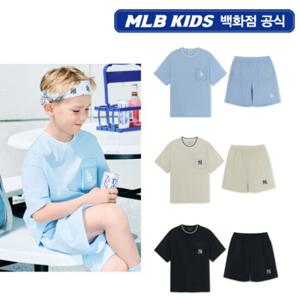 [MLB키즈PG] 스포티브 베이직 우븐 포켓 아동 티셔츠 세트 3종 택1 (7AS1B3153)