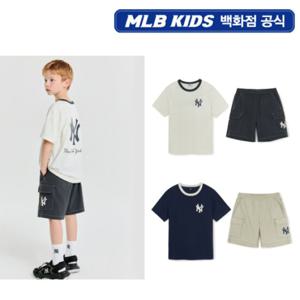 [MLB키즈PG] 스트릿 베이직 로고 티셔츠 세트 2종 택1 (7AS1B3253)
