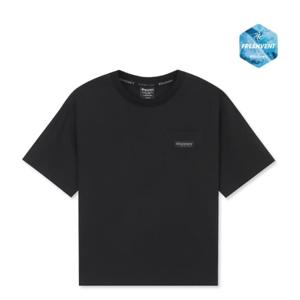 디스커버리 키즈 프레시벤트 경량 우븐 에센셜 트레이닝 반팔티셔츠 DKTR73053-BKS
