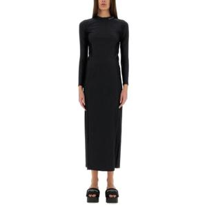 ALEXANDERWANGT 로고가 있는 롱드레스 4CC1256293001