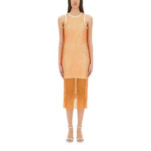 MOSCHINO JEANS MESH AND SEQUIN DRESS 042137270064