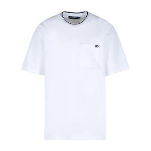 돌체앤가바나 반팔 티셔츠 G8ST3Z HU7UTW0800 White