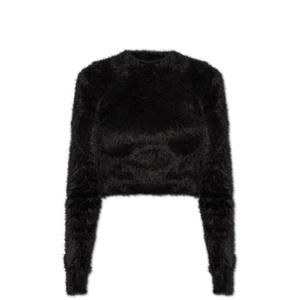 Balenciaga 장식 트리밍 크롭 스웨터 794099T6233 1000 TP942357171