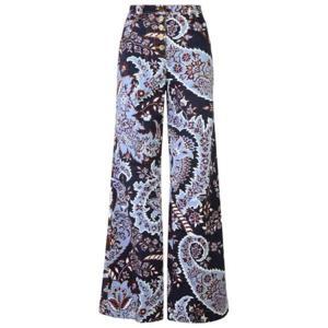 Etro 페이즐리 프린트 플레어 진 WRNB0004AK440 X0884 TP942385317