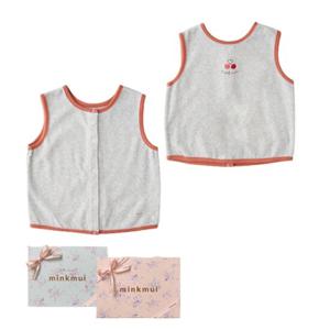M밍크뮤D 25FW (MG)하트체리베스트 실내조끼 (35A7003005)