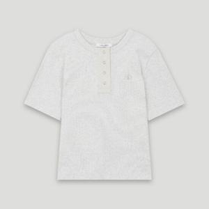 [코데즈컴바인] 반오픈 헨리넥 반팔티셔츠 (CKB-TS527W5)