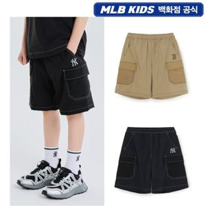 [MLB키즈] 스트릿 베이직 포켓배색 우븐 팬츠 7ASMB1153