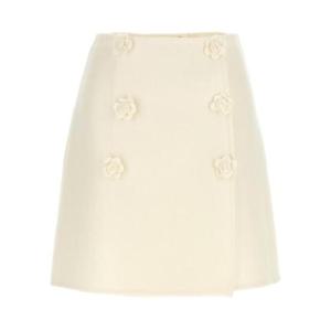 Ermanno Scervino 플로럴 아플리케 미니 스커트 D452O327HNG 14800 TP944058028