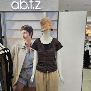 Ab.f.z DP01 레이어드룩앞단추라운드티셔츠 AFZ3HK31