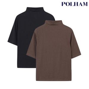 [폴햄] PHF3TS2140 여성 에코베로 반목 반팔 티셔츠