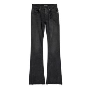 발렌시아가 데님 팬츠 838692 TSWC3 8582 BLACK GREEN RED