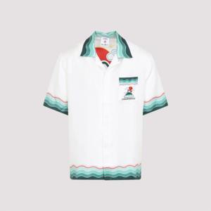 카사블랑카 반팔 셔츠 MPF25SH00305 MONTAGNE ONDULEE