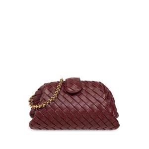 BOTTEGA VENETA 보테가 베네타 로렌 1980 미디엄 버건디 숄더백 2107474