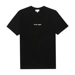 메종키츠네 OM00122KJ0119 P199 핸드라이팅 로고 자수 남성 반팔티