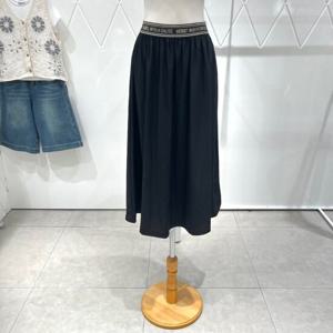 [밸리걸] 레터링 밴딩 롱 스커트 821090