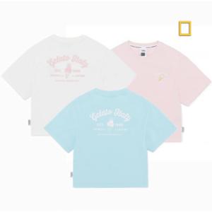 내셔널지오그래픽키즈  (K252GTS020) 여아 백그래픽 반팔 티셔츠
