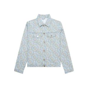 25 FW 카사블랑카 모노그램 자카드 데님 재킷 MF23JK00305 TP440201598