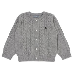[블루독베이비] 25FW (GR)블루독 케이블 가디건 HH (45A1920002)