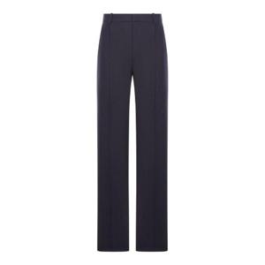 남성 Saint Laurent 하이웨이스트 스트레이트 레그 팬츠 4140MARINE