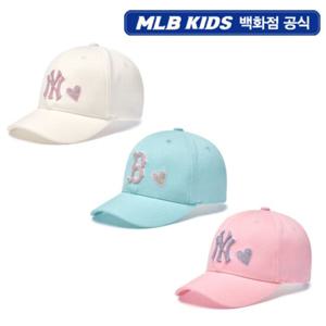 [MLB키즈PG] 베이직 여아 스톤캡 3종 택1 (7FCP4415N)