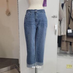 올리비아하슬러 DP01 허리밴딩 일자핏 데님 OHEMDP104