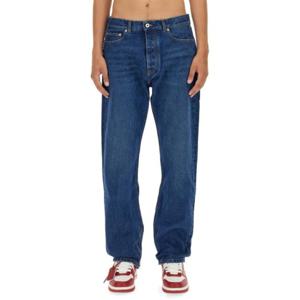 오프화이트 스트레이트 팬츠 OMYA177 DENIM