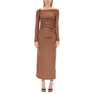 헬무트랭 롱 원피스 N10HW603 BEIGE