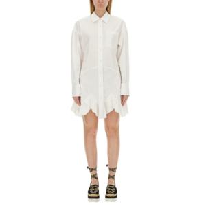 스텔라 맥카트니 미디 원피스 6A0366 WHITE