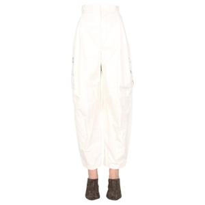 보테가베네타 스트레이트 팬츠 679848 WHITE