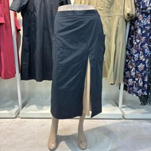 올리비아로렌 sh06 배색 주름 스커트 VOCDK3F7481