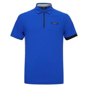 [와이드앵글]남성 TO PRO 소매 배색 집업 폴로 티셔츠 M_Royal Blue(WMM25216B6)